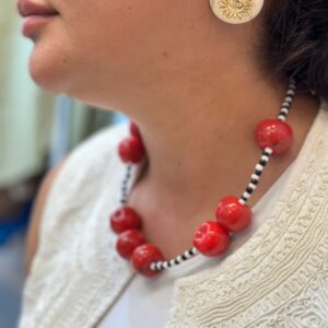 KİRAZ DETAYLI KOLYE