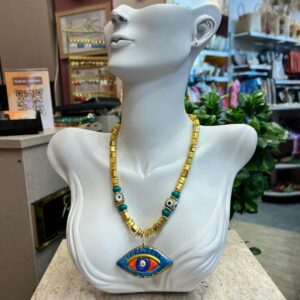 GOLD-SERAMİK UÇLU KOLYE