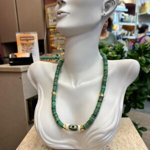 YEŞİL SERAMİK UÇLU KOLYE